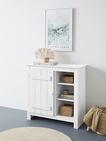 OTTO home Stauraumschrank "Bertram" Massivholz,4 verstellbare Einlegeböden, günstig online kaufen