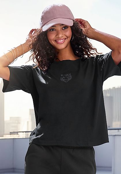 Buffalo T-Shirt, mit toller Stickerei günstig online kaufen