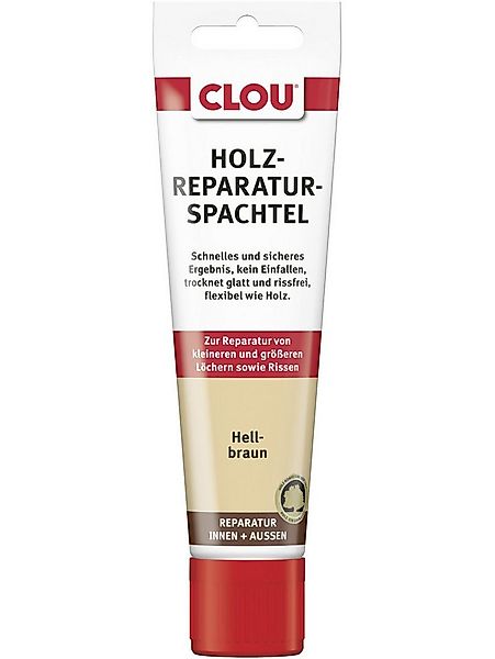 CLOU Spachtelmasse Clou Holzreparatur-Spachtel 55 g hellbraun günstig online kaufen