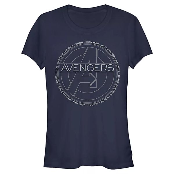 Marvel - Avengers - Logo Avengers Names - Frauen T-Shirt günstig online kaufen