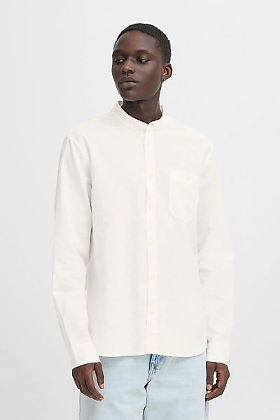 Blend Leinenhemd "BHBAY", Stilvolles Langarmhemd aus Leinenmix mit Brusttas günstig online kaufen