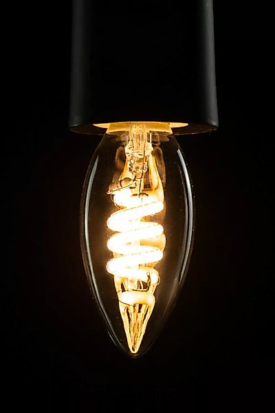 SEGULA LED-Leuchtmittel »LED Kerze Curved klar«, E14, Warmweiß günstig online kaufen