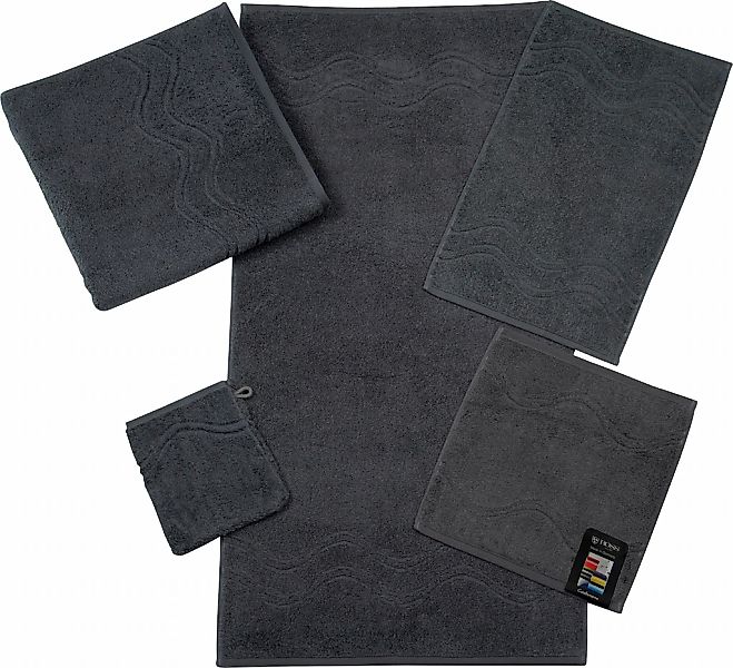 ROSS Seiftuch "Cashmere feeling" mit Wellen-Bordüre günstig online kaufen