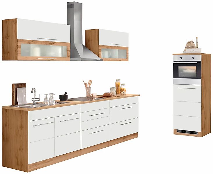 KOCHSTATION Küchenzeile "KS-Wien" Breite 340 cm, wahlweise mit E-Geräten un günstig online kaufen