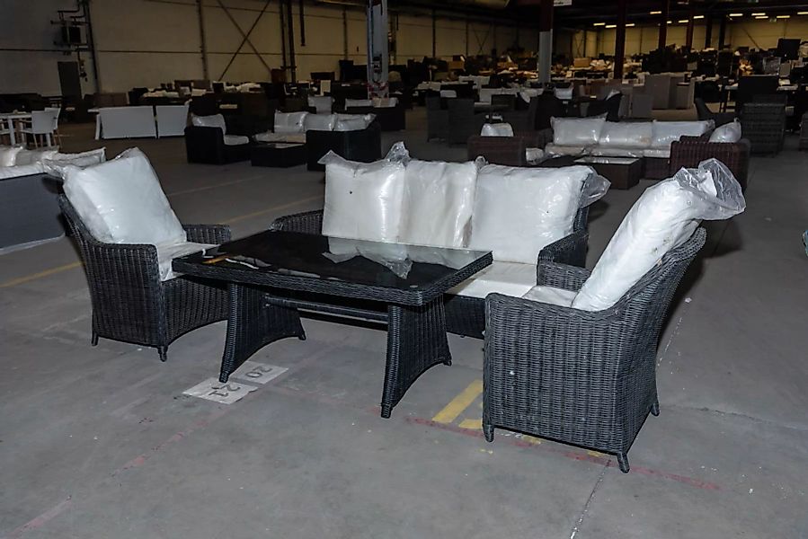 #HBM 2057: Sitzgruppe bestehend aus 3er Sofa San Fernando, 2 Sesseln Sandne günstig online kaufen