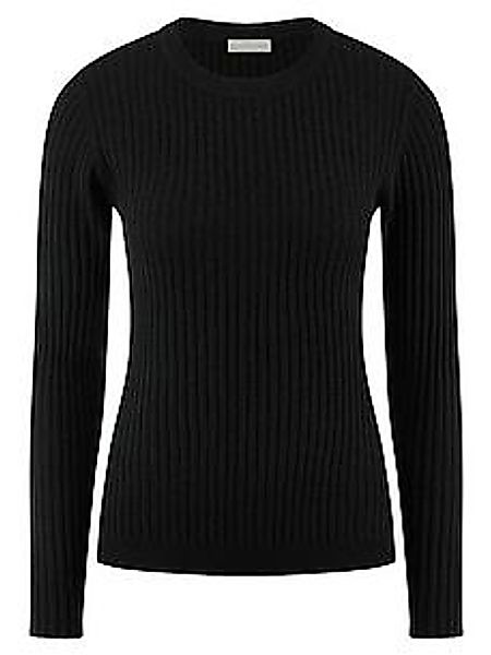 Rundhals-Pullover include schwarz günstig online kaufen