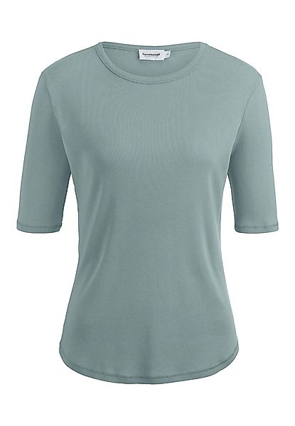 Hessnatur T-Shirt Softrib Kurzarm Slim aus günstig online kaufen