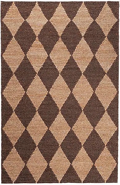 FLAIR RUGS Teppich »Effie Diamond« rechteckig 5 mm Höhe handgeknüpft günstig online kaufen