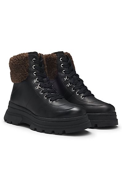 BOSS Foster_LUBootie Winterboots Winterstiefelette, Schnürboots, Profilsohl günstig online kaufen
