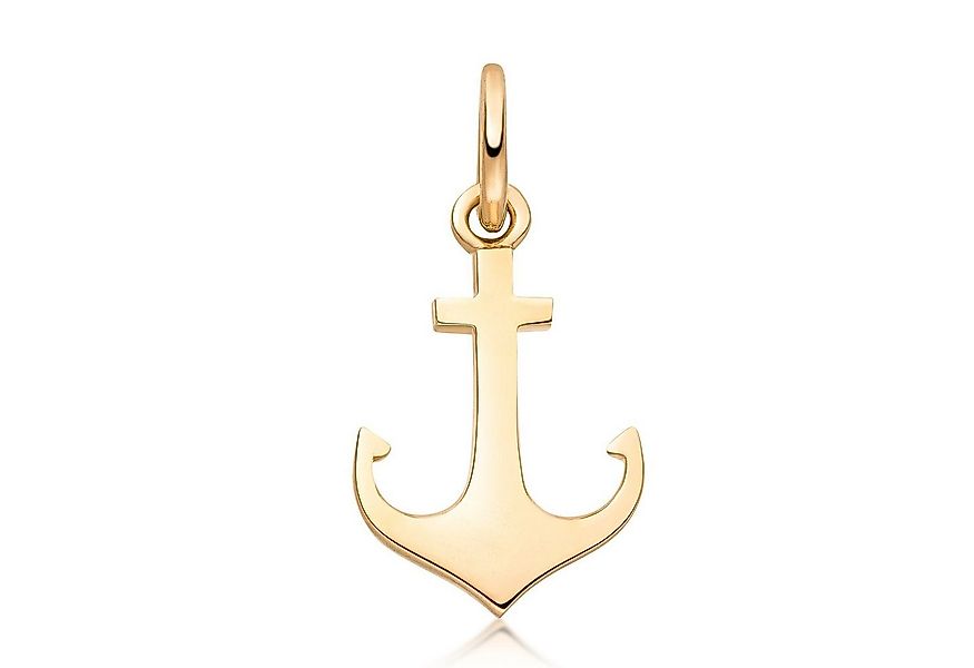 Materia Kettenanhänger Unisex Anker Gold Maritim klein GKA-10, Gelbgold 333 günstig online kaufen