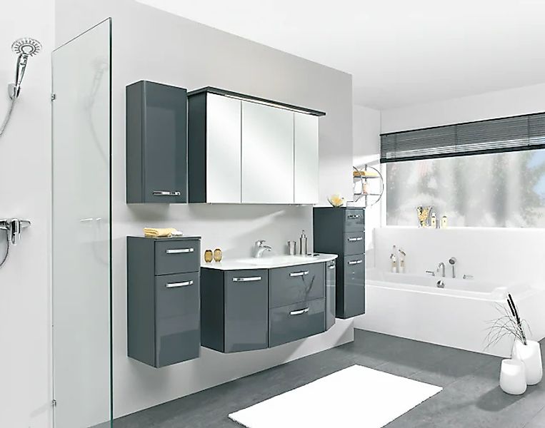 Saphir Badmöbel-Set »Quickset 327 5-teilig, Waschplatz und LED-Spiegelschra günstig online kaufen