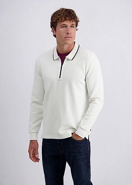 Pierre Cardin V-Ausschnitt-Pullover mit Reißverschluss günstig online kaufen