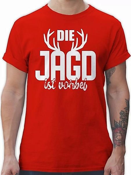 Shirtracer T-Shirt Die Jagd ist vorbei JGA Männer günstig online kaufen