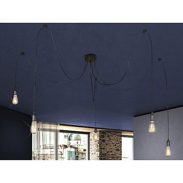 GLOBO LIGHTING Hängeleuchte »OLIVER« E27 Hängelampe/Pendelleuchte/Esszimmer günstig online kaufen