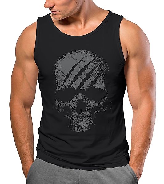 Neverless Tanktop Herren Tank-Top Totenkopf Skull günstig online kaufen