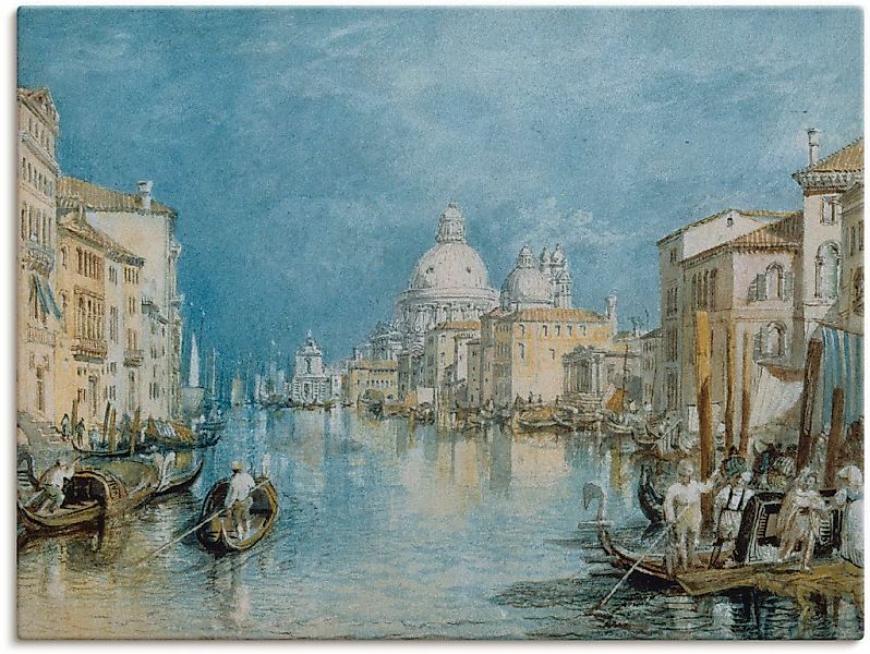 Artland Wandbild "Venedig, Canale Grande." Italien 1 Stk. tlg. als Leinwand günstig online kaufen