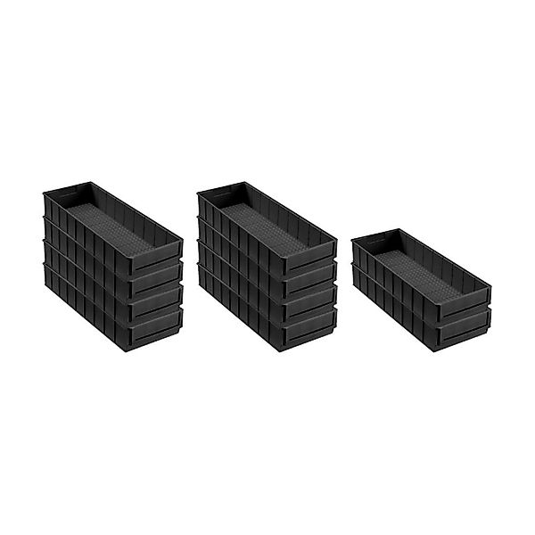 PROREGAL SparSet 10x Leitfähige Industriebox 500 B HxBxT 8,1 x 18,3 x 50 cm günstig online kaufen