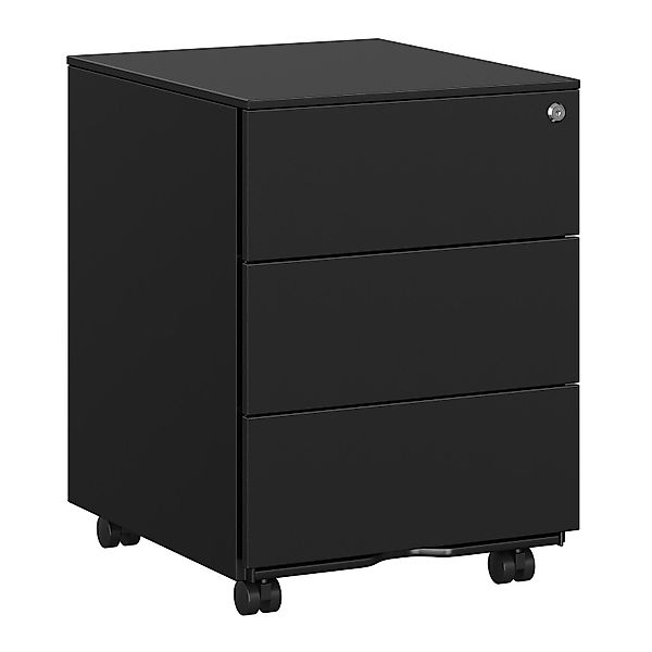 SONGMICS Rollcontainer Schubladenschrank, mobiler Aktenschrank, Metallschra günstig online kaufen