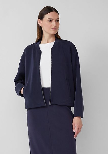 s.Oliver Sweatjacke Sweatshirt Jacke Oversized Scuba-Jacke günstig online kaufen