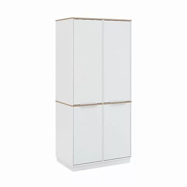 Vicco Kleiderschrank Schrank Betti 72x179 cm Weiß Sonoma günstig online kaufen