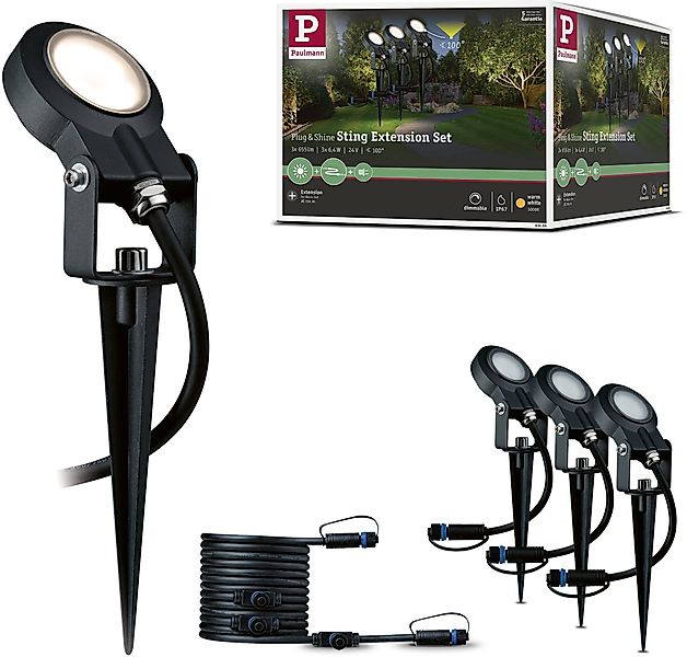 Paulmann LED Gartenstrahler Plug & Shine, günstig online kaufen