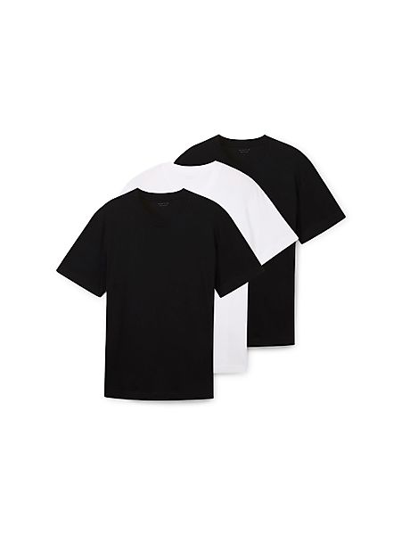 TOM TAILOR T-Shirt Packung, 3 Stk. tlg. im Dreierpack günstig online kaufen