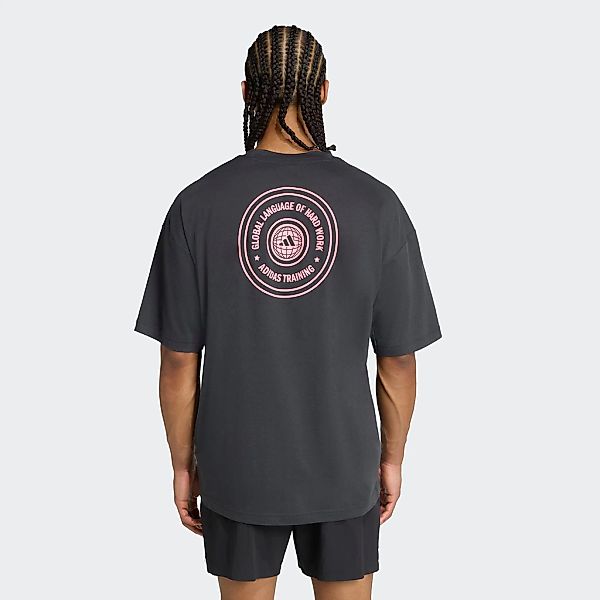 adidas Performance T-Shirt GFX TEE GLOB Q3 sportlicher Stil, kurze Ärmel, m günstig online kaufen