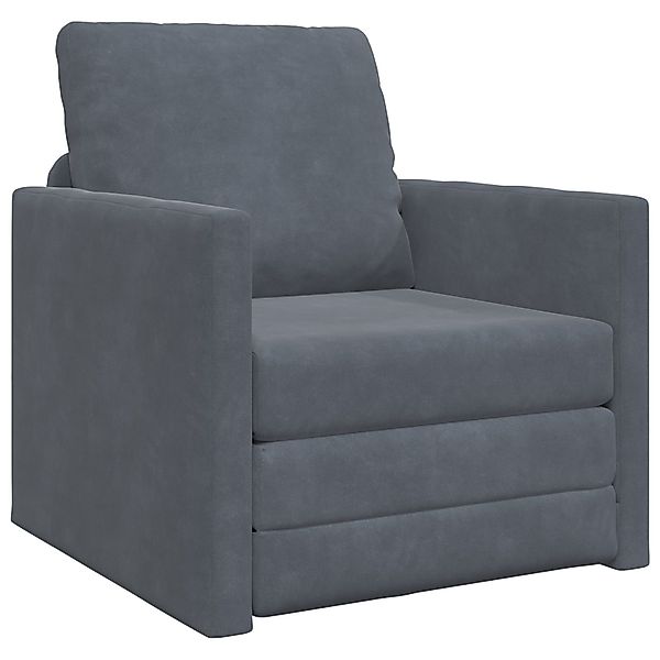 vidaXL Sofa Bodensessel mit Schlaffunktion Samt günstig online kaufen