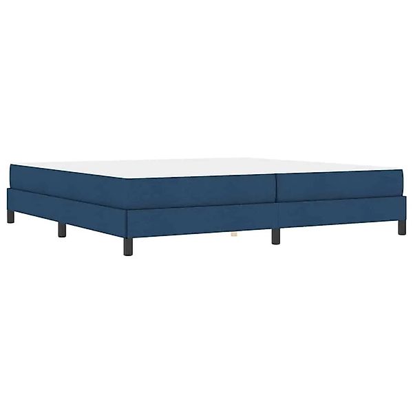 vidaXL Boxspringbett mit Matratze Blau 200 x 200 cm Stoff 3398520 günstig online kaufen