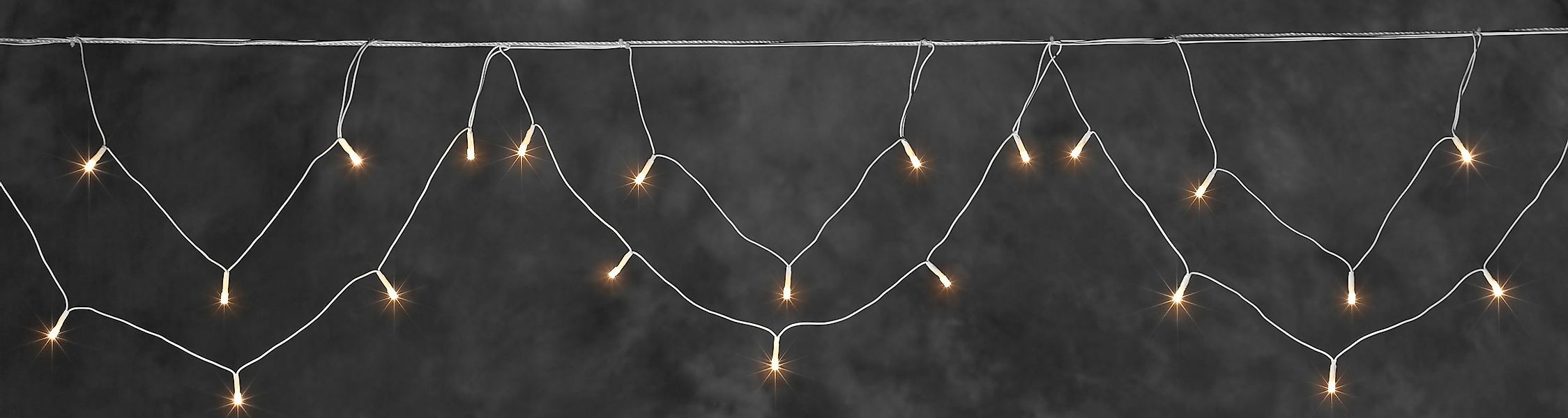 KONSTSMIDE LED-Lichtervorhang »Weihnachtsdeko aussen«, LED Dachrinnenlichte günstig online kaufen