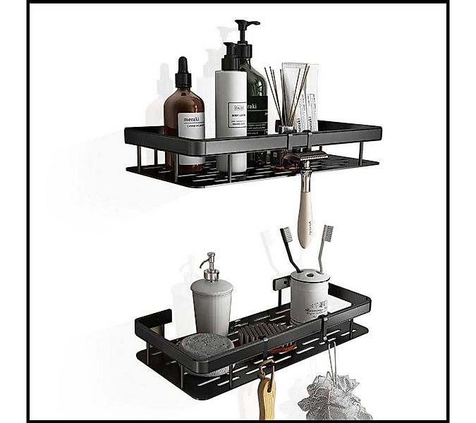 LIVINA HOME Duschablage ohne Bohren, Duschablage zum hängen, Duschkorb in s günstig online kaufen