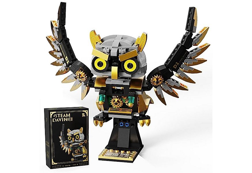 Esun Eule Bauspielzeug, Tiere Figuren Spielzeug, Vogel Bausteine 484 St. Sp günstig online kaufen