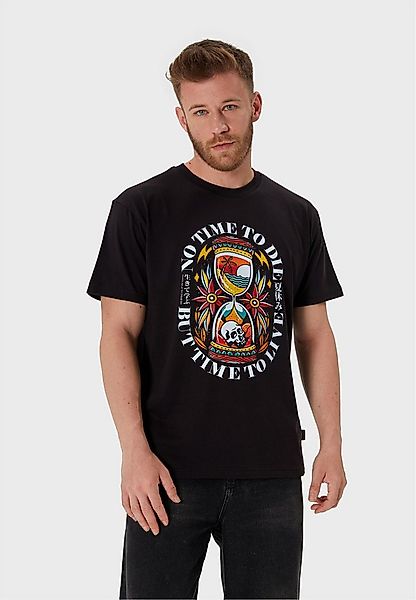 Oldskull T-Shirt Wrldvibe Time To Live (1-tlg) mit angesagtem Frontprint günstig online kaufen