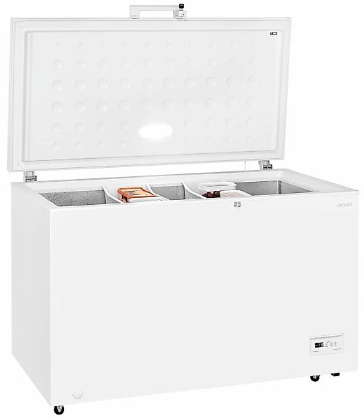 exquisit Gefriertruhe "GT400-HE-041E weiss" 85 cm hoch 130 cm breit mit Tür günstig online kaufen