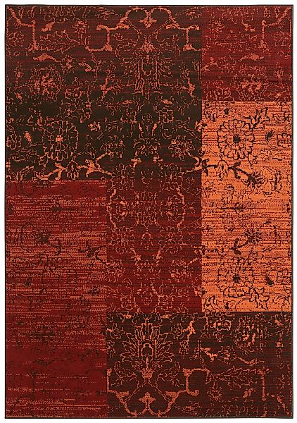 OTTO home Teppich "Bennet" rechteckig 7 mm Höhe Vintage Design, flach, Kurz günstig online kaufen