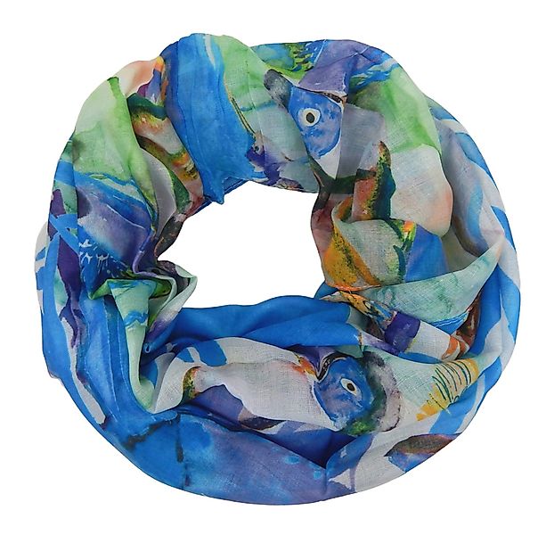 Ella Jonte Loop, mit tropischem Motiv Viskose Baumwolle günstig online kaufen