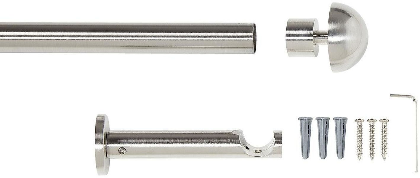 Good Life Vorhangstange "Redondo" Ø 20 mm 1 läufig-läufig Fixmaß günstig online kaufen