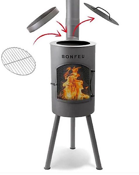 BonFeu Feuerkorb Bongiano SP Terrassenofen, steht günstig online kaufen