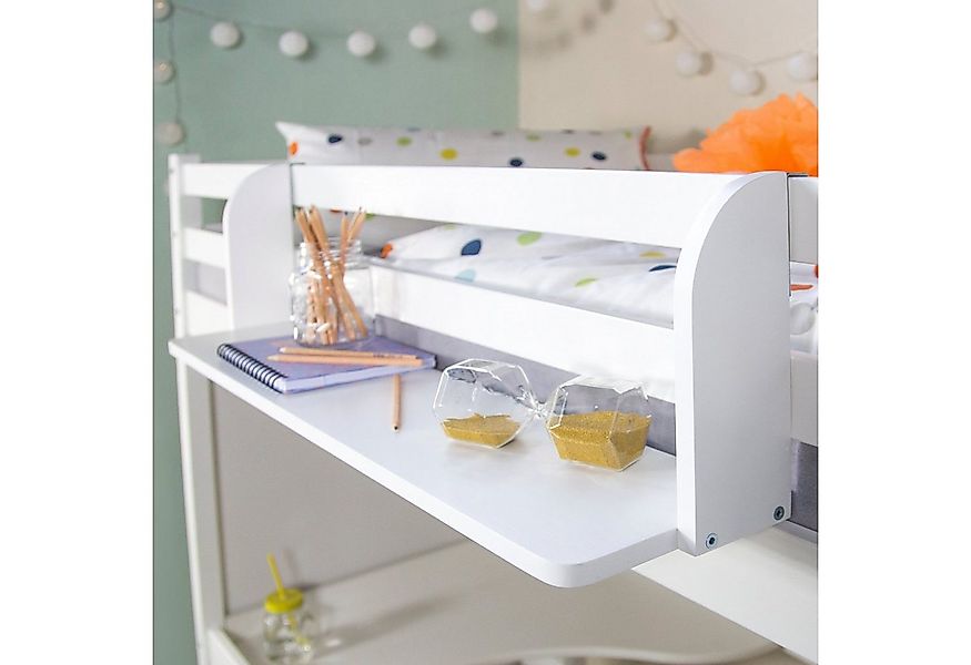 Homestyle4u Betttunnel Einhängeregal Hängeregal Regal für Kinder Weiß Ablag günstig online kaufen