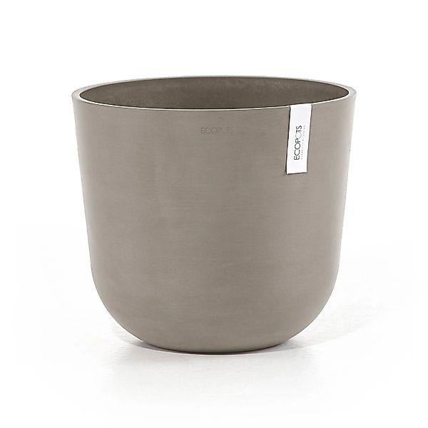 ECOPOTS Blumentopf Oslo 35 Taupe, für innen und außen: frostsicher, bruchsi günstig online kaufen