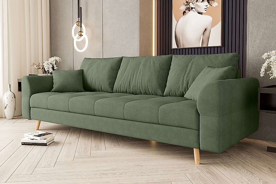 99rooms 3-Sitzer Bello, Sofa, 3-Sitzer Sofa, mit Rundumbezug, 2 Zier- und 3 günstig online kaufen