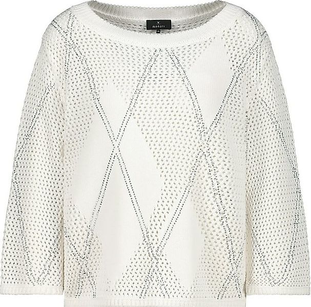 Monari Strickpullover Pullover off-white günstig online kaufen