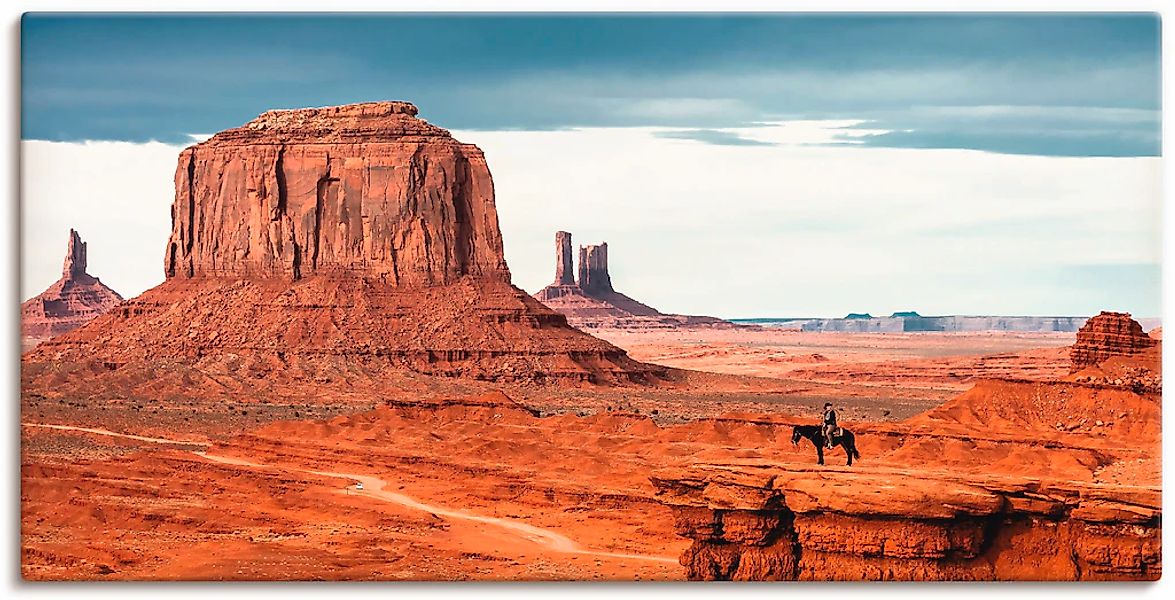 Artland Leinwandbild "Colorado - Utah Monument Valley" Amerika 1 Stk. tlg. günstig online kaufen