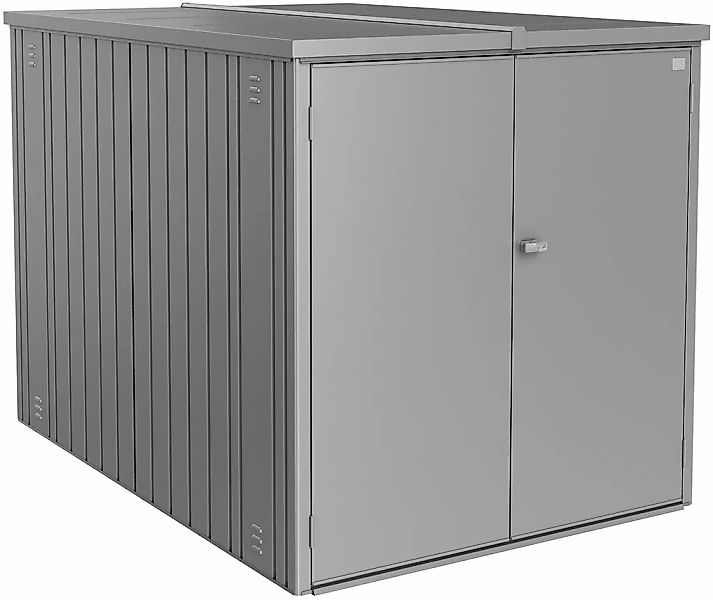 Biohort Fahrradbox "MiniGarage Gr. L quarzgrau-metallic" Sichere Fahrradgar günstig online kaufen