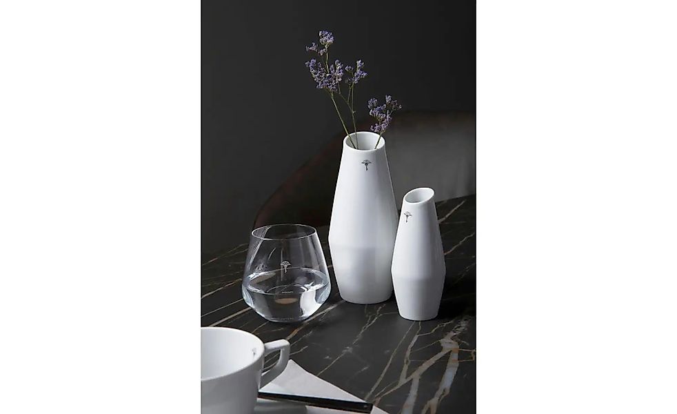 JOOP! Vase   ¦ weiß ¦ Kunstleder ¦ Maße (cm): B: 8,1 H: 18 Accessoires > Va günstig online kaufen
