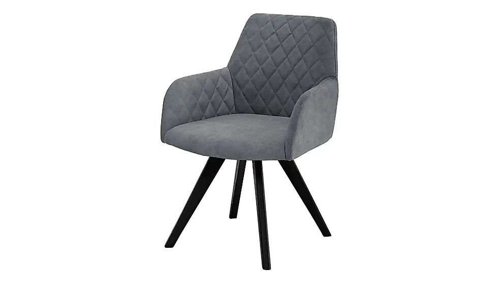 Dine + Mine Esszimmerstuhl  Bristol 1 ¦ grau ¦ Maße (cm): B: 61 H: 88 T: 66 günstig online kaufen