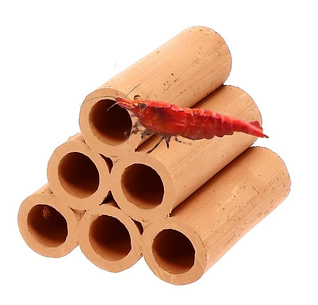 GarPet Aquariendeko Aquarium Deko Pyramide 6er Garnelen Röhre Höhle Krebs W günstig online kaufen