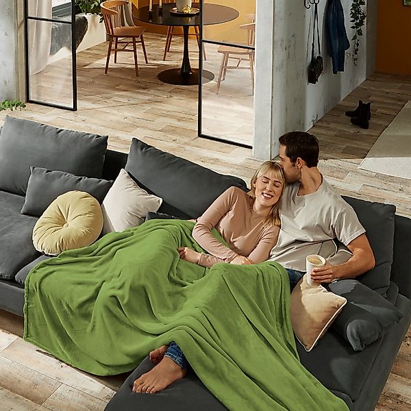 Wohndecke Wohndecke 10er-Pack "Amarillo", REDBEST, Fleece günstig online kaufen