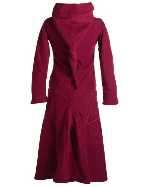 Vishes Langmantel Langer, warmer Fleece Mantel günstig online kaufen