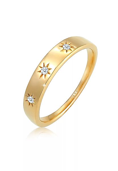 Elli DIAMONDS Verlobungsring "Verlobung Stern Diamant 0.06 ct. 585 Gold" günstig online kaufen